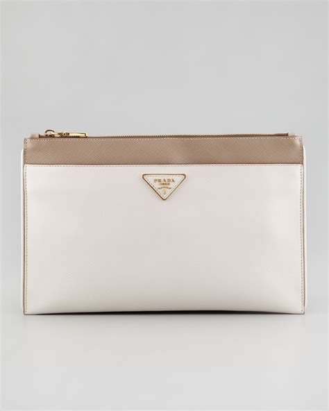 prada clutch white|Prada clutch nordstrom.